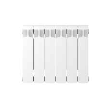 Радиатор биметаллический RIFAR MONOLIT 350 х 6 секций боковое подключение, R-MN-350-06