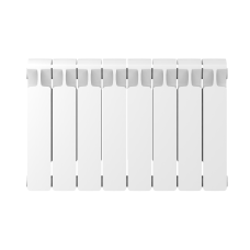 Радиатор биметаллический RIFAR MONOLIT 350 х 8 секций боковое подключение, R-MN-350-08