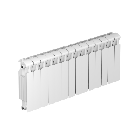 Радиатор биметаллический RIFAR MONOLIT 350 х 14 секций боковое подключение, R-MN-350-14