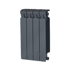 Радиатор биметаллический RIFAR MONOLIT 500 х 4 секции АНТРАЦИТ боковое подключение, R-MN-500-04-AN