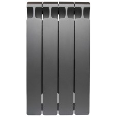 Радиатор биметаллический RIFAR MONOLIT 500 х 4 секции ТИТАН боковое подключение, R-MN-500-04-TI