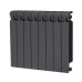 Радиатор биметаллический RIFAR MONOLIT 500 х 8 секций АНТРАЦИТ боковое подключение, R-MN-500-08-AN