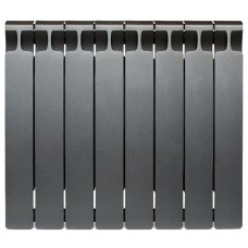 Радиатор биметаллический RIFAR MONOLIT 500 х 8 секций ТИТАН боковое подключение, R-MN-500-08-TI