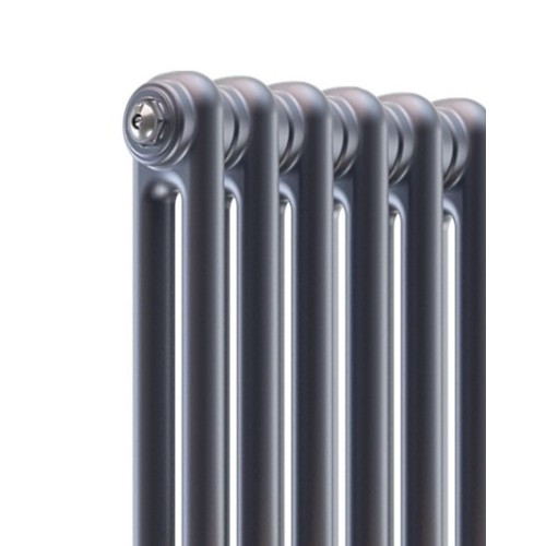Стальной трубчатый радиатор отопления RIFAR TUBOG 2180 06 секций ТИТАН боковое подключение, TUB 2180-06-TI