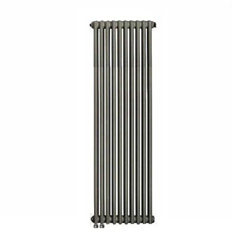 Стальной трубчатый радиатор отопления RIFAR TUBOG VENTIL 2180 10 секций ТИТАН нижнее одностороннее подключение, TUB 2180-10-DV1-TI