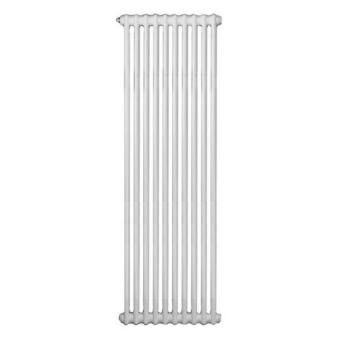 Стальной трубчатый радиатор отопления RIFAR TUBOG 2180 10 секций БЕЛЫЙ боковое подключение, TUB 2180-10
