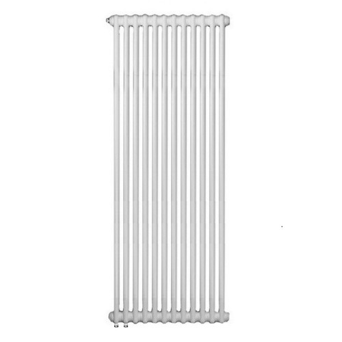 Стальной трубчатый радиатор отопления RIFAR TUBOG VENTIL 2180 12 секций БЕЛЫЙ нижнее одностороннее подключение, TUB 2180-12-DV1