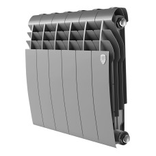 Радиатор отопления биметаллический Royal Thermo BILINER B 350 Серебристый - 6 секц., RTBS335006