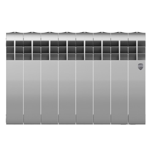 Радиатор отопления биметаллический Royal Thermo BILINER B 350 Серебристый - 8 секц., RTBS335008