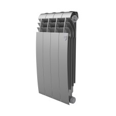 Радиатор отопления биметаллический Royal Thermo BILINER B 500 Серебристый - 4 секц., RTBS350004