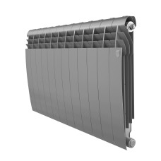 Радиатор отопления биметаллический Royal Thermo BILINER B 500 Серебристый - 12 секц., RTBS350012