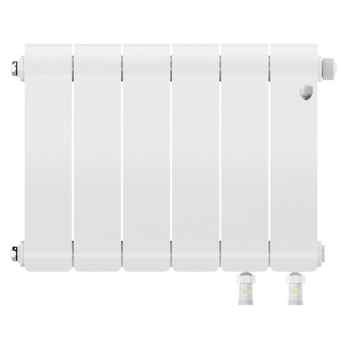 Радиатор отопления биметаллический Royal Thermo Infinity 300 Bianco Traffico VR80 - 6 секц., RTIBTVR8030006