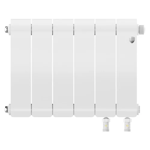 Радиатор отопления биметаллический Royal Thermo Infinity 300 Bianco Traffico VR80 - 6 секц., RTIBTVR8030006