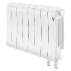 Радиатор отопления биметаллический Royal Thermo Infinity 300 Bianco Traffico VR80 - 8 секц., RTIBTVR8030008