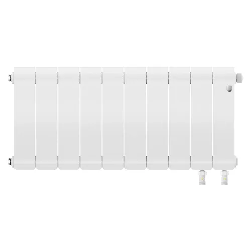 Радиатор отопления биметаллический Royal Thermo Infinity 300 Bianco Traffico VR80 - 10 секц., RTIBTVR8030010