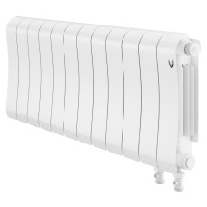 Радиатор отопления биметаллический Royal Thermo Infinity 300 Bianco Traffico VR80 - 12 секц., RTIBTVR8030012
