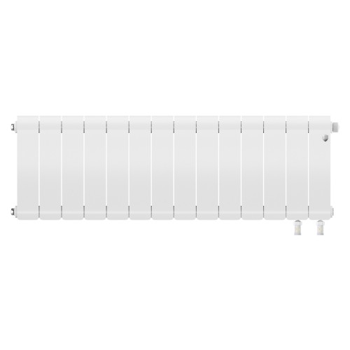 Радиатор отопления биметаллический Royal Thermo Infinity 300 Bianco Traffico VR80 - 14 секц., RTIBTVR8030014