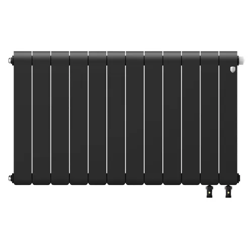Радиатор отопления биметаллический Royal Thermo Infinity 500 Noir Sable VR80 - 12 секц., RTINNSVR8050012
