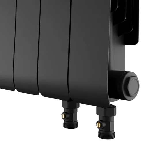 Радиатор отопления биметаллический Royal Thermo Infinity 500 Noir Sable VR80 - 12 секц., RTINNSVR8050012