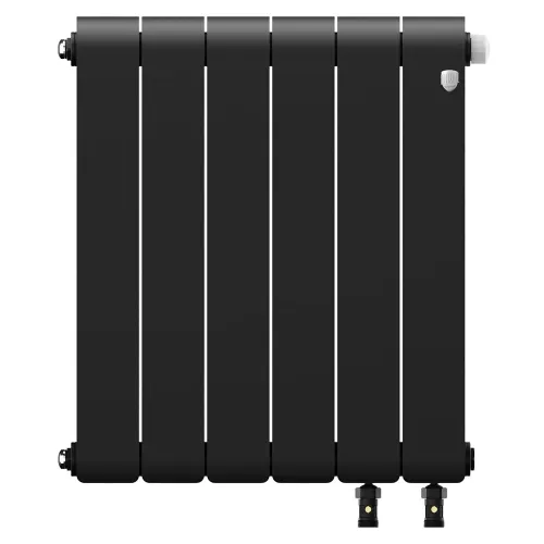Радиатор отопления биметаллический Royal Thermo Infinity 500 Noir Sable VR80 - 6 секц., RTINNSVR805006