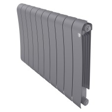 Радиатор отопления биметаллический Royal Thermo Infinity 500 Silver Satin - 10 секц., RTINSS50010