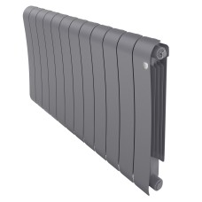 Радиатор отопления биметаллический Royal Thermo Infinity 500 Silver Satin - 12 секц., RTINSS50012