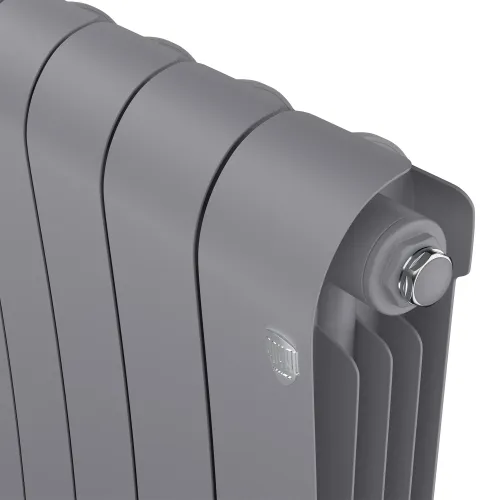 Радиатор отопления биметаллический Royal Thermo Infinity 500 Silver Satin - 6 секц., RTINSS5006
