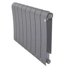 Радиатор отопления биметаллический Royal Thermo Infinity 500 Silver Satin - 8 секц., RTINSS5008