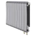Радиатор отопления биметаллический Royal Thermo Infinity 500 Silver Satin VR80 - 10 секц., RTINSSVR8050010