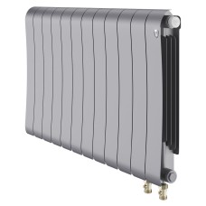 Радиатор отопления биметаллический Royal Thermo Infinity 500 Silver Satin VR80 - 12 секц., RTINSSVR8050012