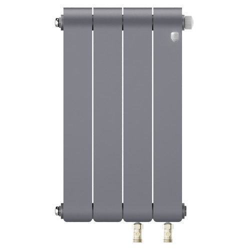 Радиатор отопления биметаллический Royal Thermo Infinity 500 Silver Satin VR80 - 4 секц., RTINSSVR805004