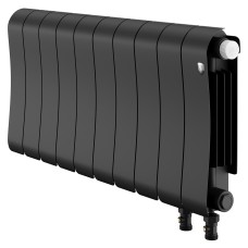 Радиатор отопления биметаллический Royal Thermo Infinity 300 Noir Sable VR80 - 10 секц., RTINSVR8030010