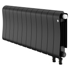 Радиатор отопления биметаллический Royal Thermo Infinity 300 Noir Sable VR80 - 12 секц., RTINSVR8030012