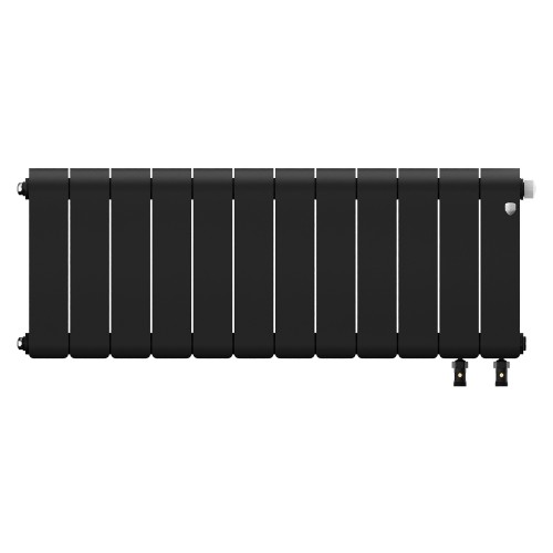 Радиатор отопления биметаллический Royal Thermo Infinity 300 Noir Sable VR80 - 12 секц., RTINSVR8030012