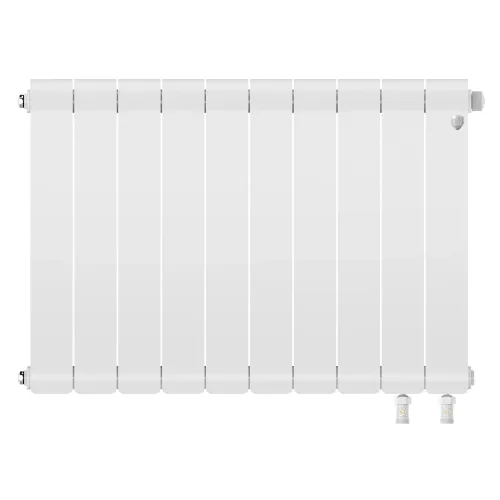 Радиатор отопления биметаллический Royal Thermo Infinity 500 Bianco Traffico VR80 - 10 секц., RTINVR8050010
