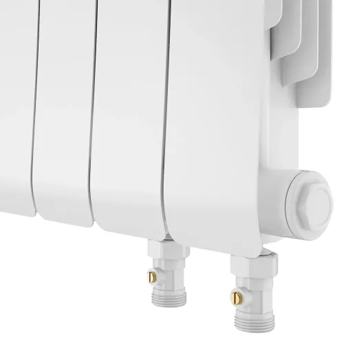 Радиатор отопления биметаллический Royal Thermo Infinity 500 Bianco Traffico VR80 - 4 секц., RTINVR805004