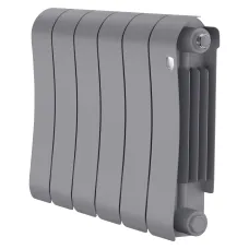 Радиатор отопления биметаллический Royal Thermo Infinity 300 Silver Satin - 6 секц., RTISS30006