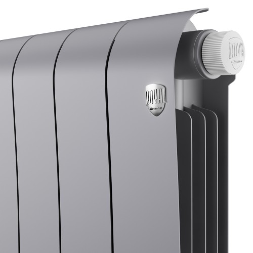 Радиатор отопления биметаллический Royal Thermo Infinity 300 Silver Satin VR80 - 10 секц., RTISSVR8030010