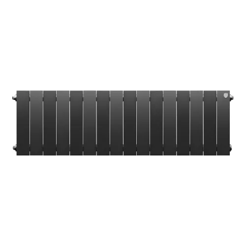 Радиатор отопления биметаллический Royal Thermo PianoForte 300 Чёрный - 16 секц., RTPB3030016