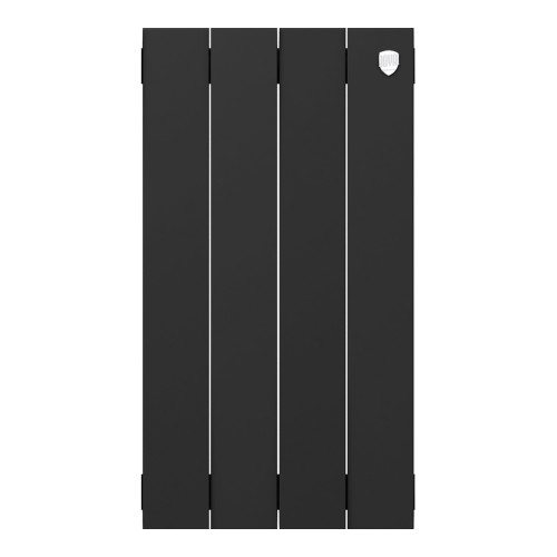 Радиатор отопления биметаллический Royal Thermo PianoForte 500 Чёрный - 4 секц., RTPB3050004