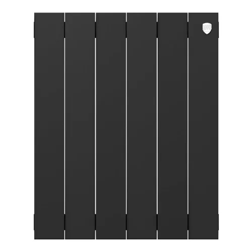 Радиатор отопления биметаллический Royal Thermo PianoForte 500 Чёрный - 6 секц., RTPB3050006