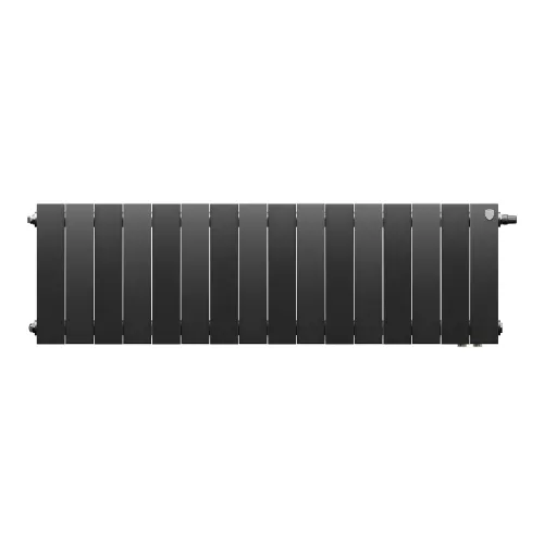 Радиатор отопления биметаллический Royal Thermo PianoForte 300 Чёрный VR80 - 16 секц., RTPBVR803030016
