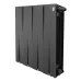 Радиатор отопления биметаллический Royal Thermo PianoForte 500 Чёрный VR80 - 8 секц., RTPBVR803050008