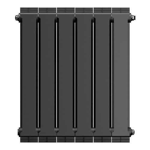 Радиатор отопления Royal Thermo PianoForte 500 Noir Sable - 6 секц., RTPNNS50006
