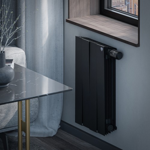 Радиатор отопления Royal Thermo PianoForte 500 Noir Sable VDR80 - 4 секц., RTPNNSVDR8050004