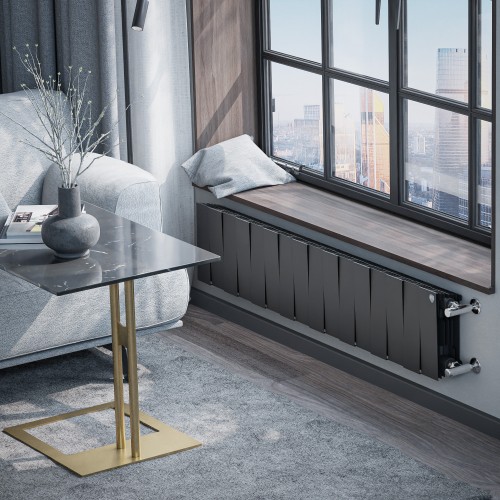 Радиатор отопления Royal Thermo PianoForte 200 /Noir Sable - 16 секц., RTPNS20016