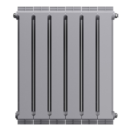 Радиатор отопления Royal Thermo PianoForte 500 Silver Satin - 6 секц., RTPNSS50006