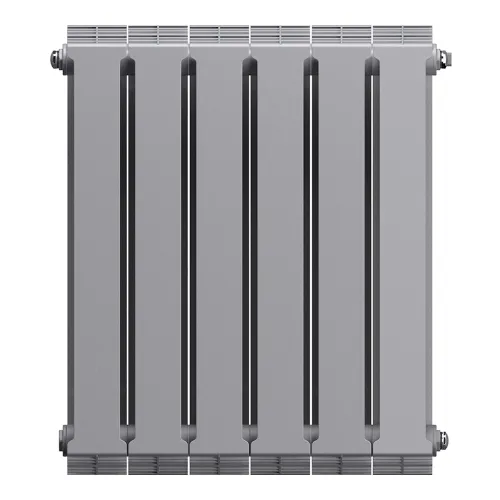 Радиатор отопления Royal Thermo PianoForte 500 Silver Satin - 6 секц., RTPNSS50006