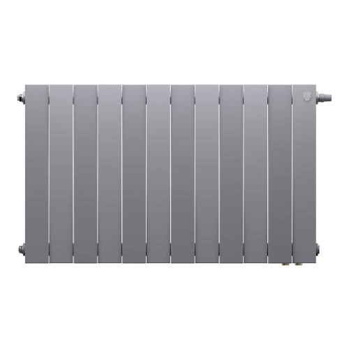 Радиатор отопления Royal Thermo PianoForte 500 Silver Satin VDR80 - 12 секц., RTPNSSVDR8050012