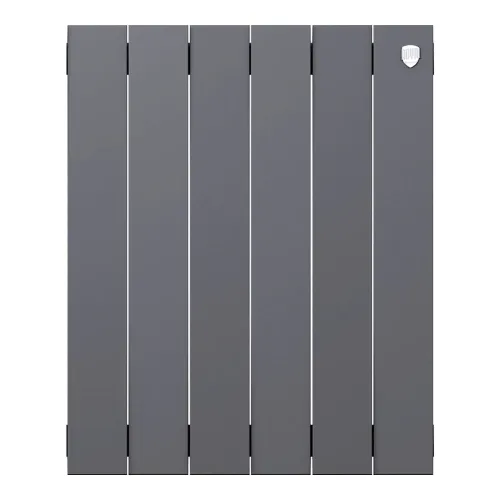 Радиатор отопления биметаллический Royal Thermo PianoForte 500 Серебристый - 6 секц., RTPS3050006